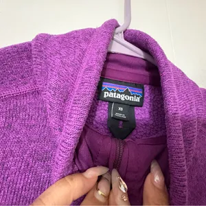 Patagonia Women’s Better Sweater Full Zip Purple Size XS Zipper Flaw thumbnail 7