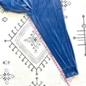 Aerie Offline Blue After Party Velour Joggers Large thumbnail 7