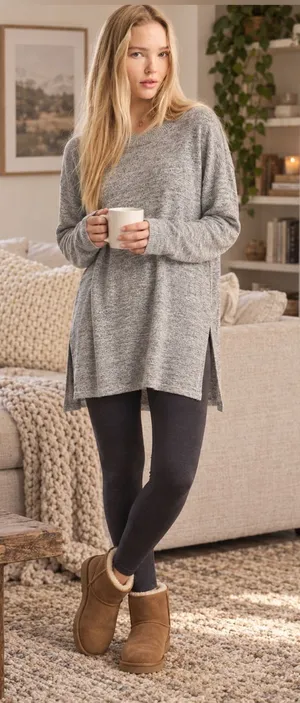 Abercrombie & Fitch Soft & Cozy Tunic Top thumbnail 1
