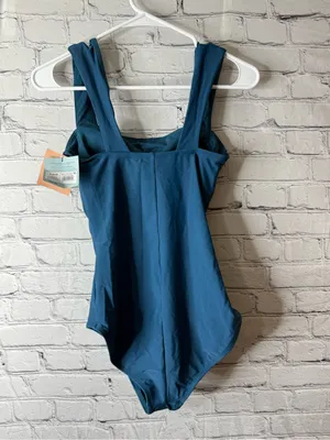 NWT shade and shore Teal One-Piece Swimsuit - Solid Wide-Strap Design small 4-6 thumbnail 7