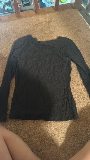 Grey long sleeve shirt Gray thumbnail 2
