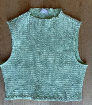 Meshki Mint Textured Tank Top thumbnail 1