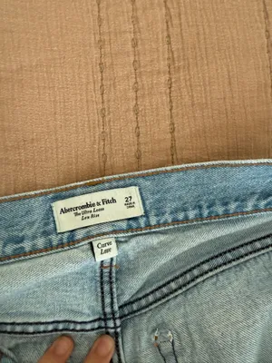 Abercrombie curve love low rise loose jean thumbnail 4