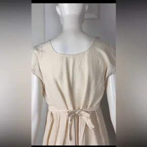 Unbranded Cream Crochet Dress thumbnail 4