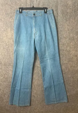 Levis Woman‎ Size 32 Light Blue Vintage Western Denim high hire Jeans thumbnail 1