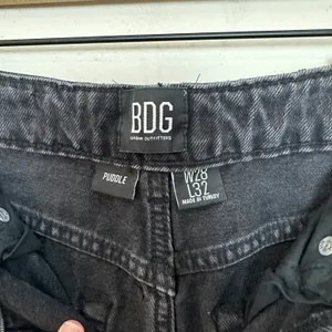 NWT - Urban Outfitters Puddle High Waist Denim Wide Leg Jean Goth Grunge thumbnail 10