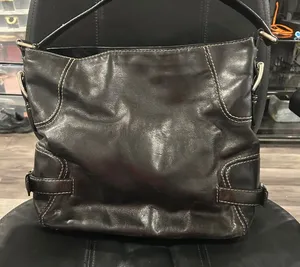 Michael Kors Black  Leather Shoulder Bag thumbnail 1