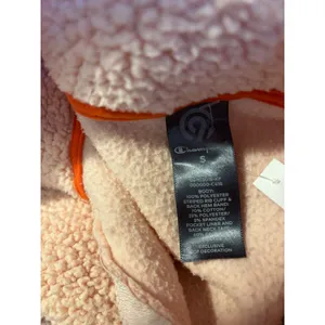 Champion C9 Womens Peach Pink Sherpa Fleece Quarter Zip Pullover Sweater Small‎ thumbnail 7