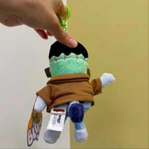 Disney Bluey Halloween Bundle 2 Backpack Purse Clip Plush Charm Bat Frankenstein thumbnail 6