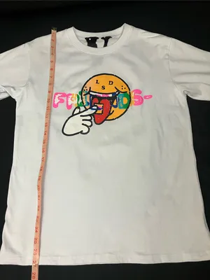 VLONE White “LSD Friends”Graphic Tee Women’s Size Medium thumbnail 6