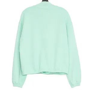 Zyia 1/4 Zip Pullover Y2K Athleisure Oversized Minimalist 90s Spearmint Medium thumbnail 2