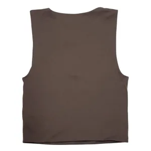 Aritzia Babaton Contour Brown High Neck Muscle Tank, Size Medium thumbnail 2
