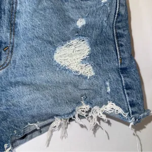 abercrombie fitch High Rise Mom Shorts‎ Distressed Blue Size 27/4 thumbnail 5