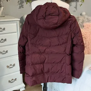Puffer Coat Hooded Maroon Jacket Ski Burgundy 32 Degrees Womens Large thumbnail 5