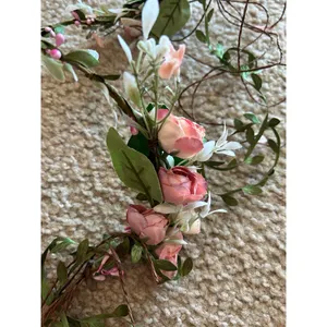 Flower crown hair accessories hair bands leaves party thumbnail 3
