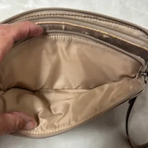 Coach Tan and Pink Signature Wristlet Clutch thumbnail 8