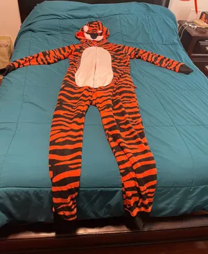 Adult tipsy elves tiger costume XL thumbnail 1