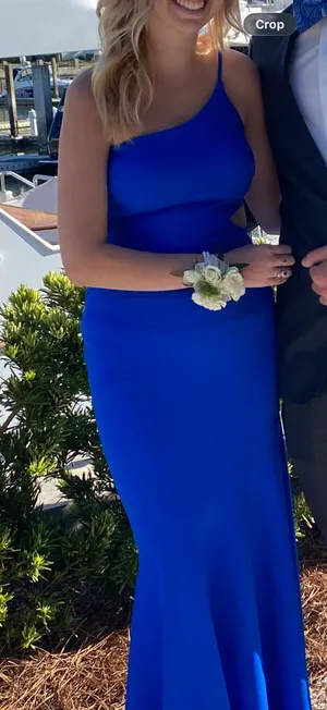Royal Blue Formal Dress Size 0 thumbnail 1