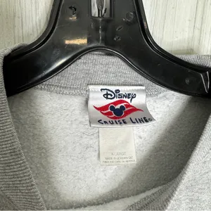STAINED Vintage Disney Cruise Line Crewneck Sweatshirt Character Signatures XL thumbnail 6