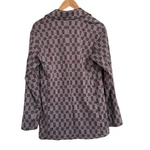 Anthropologie Avec Les Filles Plaid Oversized Long Two Button‎ Blazer Jacket S thumbnail 8