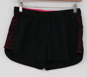 Champion Shorts Womens S Athletic Black Pink Mesh Side Running Good thumbnail 1