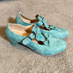 Women’s Shoes Bows Round Toe Mary Jane Low Heel Size 39 (8-8.5 US) NEW thumbnail 4