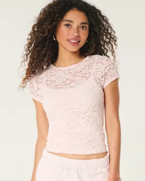 Hollister Lace Shirt thumbnail 1