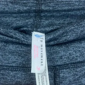 Free People movement infinity high waisted cut out heathered gray crop legging thumbnail 3