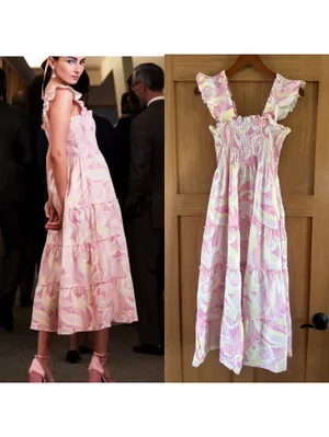 Hill House Home The Ellie Nap Dress in Pink Candy Kaleidoscope Women’s size XS thumbnail 2