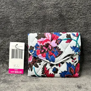 Vera Bradley Multicolor Floral Wallet NWT thumbnail 10