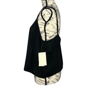 Miken Swim (XL) Cami Strap Terry Cloth Cropped Tank Top Vacation Beach Coverup thumbnail 2