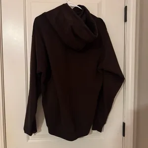 Brown champion hoodie thumbnail 3