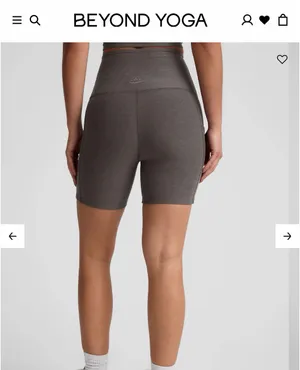 Beyond Yoga Shorts Spacedye Biker Keep Pace 5" thumbnail 3