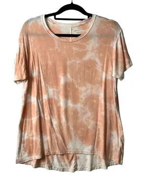American Eagle‎ soft & sexy orange tie dye t-shirt oversized women’s size small thumbnail 1