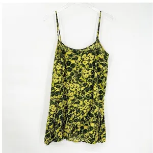 NEW Urban Outfitters‎ Camille Floral Pleated Mini Dress Women's Size S 90s thumbnail 3