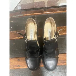 Steve Madden Leather Heeled Fisherman Sandals - Grunge Academia Retro 90s Y2K 6 thumbnail 4