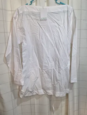 J Crew Ciel top in cotton poplin thumbnail 5