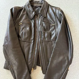 Vintage Talon Black Leather Jacket thumbnail 1