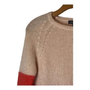 Anthropologie Needle Sweater Women Small Pink Louise Mohair Merino Wool‎ Knit thumbnail 6
