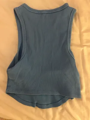 Aerie Blue Tank Top Ribbed thumbnail 2