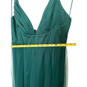 Maniju Green Maxi Dress Color EMERALD Style MF21427 Size L thumbnail 6