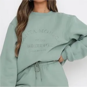 WHITE FOX Santa Monica Green Crewneck Sweatshirt Size S/M thumbnail 3