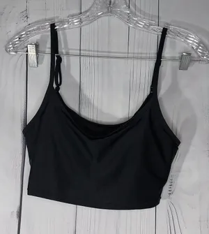 Aerie Halter Scoop Neck Bikini Minimalist Y2K Style Grunge Swim Top thumbnail 1