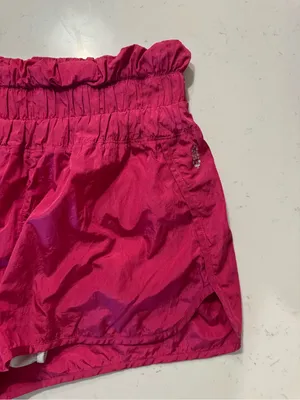 Free People Movement Hot Shot Running Shorts Pink High Rise Size Large thumbnail 4