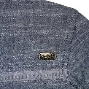 O'Neill Button Down Shirt Small Blue Tab Sleeve‎ Utility Casual Lightweight thumbnail 7