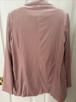 Forever 21 Dusty Rose Velvet Blazer velvet medium thumbnail 4