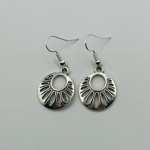 Silver sun ray Earrings thumbnail 9
