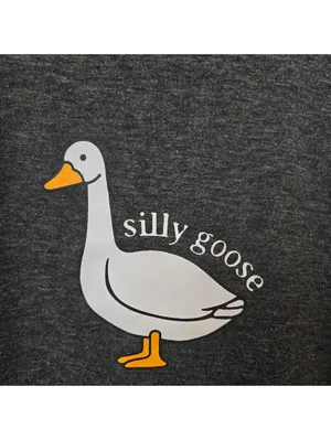 Silly Goose Tee Gray Size L thumbnail 2