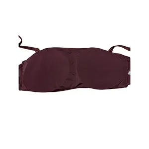 Aerie Burgundy Bandeau Adjustable Straps Bikini Top Large 12 14 thumbnail 4