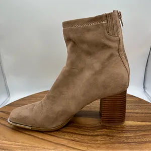Steve Madden Nourish Faux Suede Square Toe Ankle Boots Block Heel Women's‎ 9.5M thumbnail 6